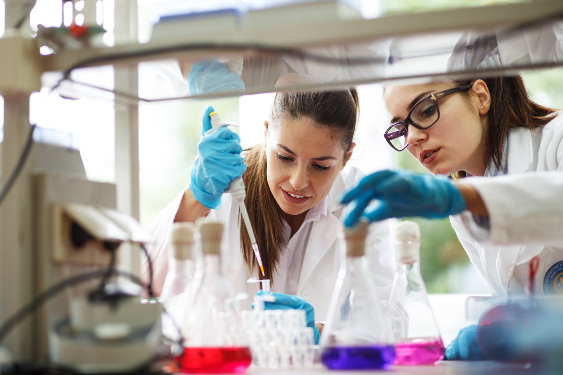 Chemistry lab staff