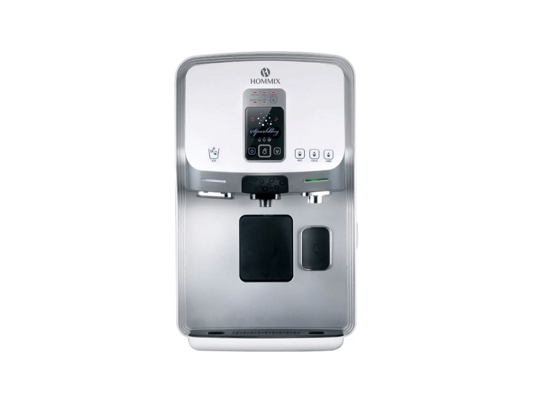Silver countertop water dispenser
