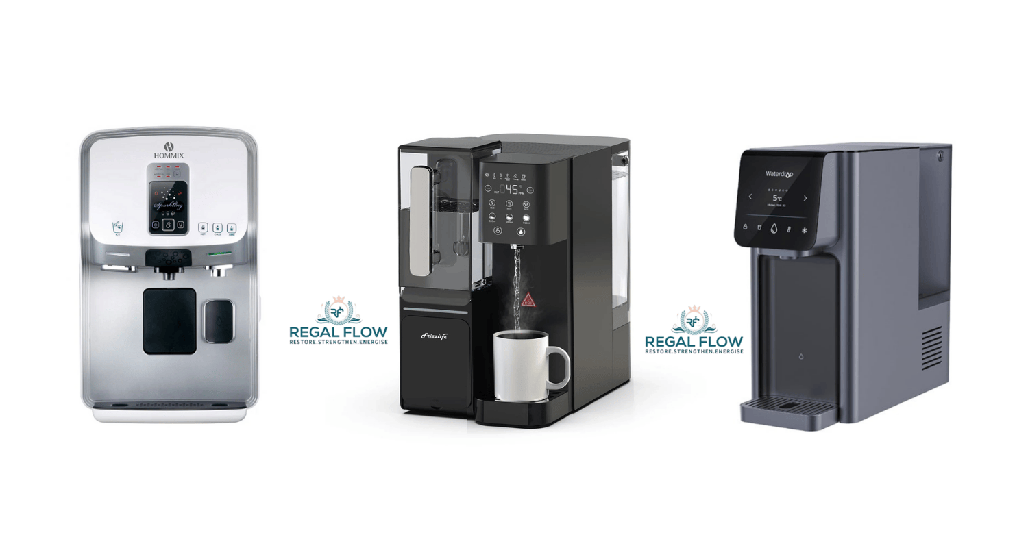 three reverse osmosis countertop water dispeners
