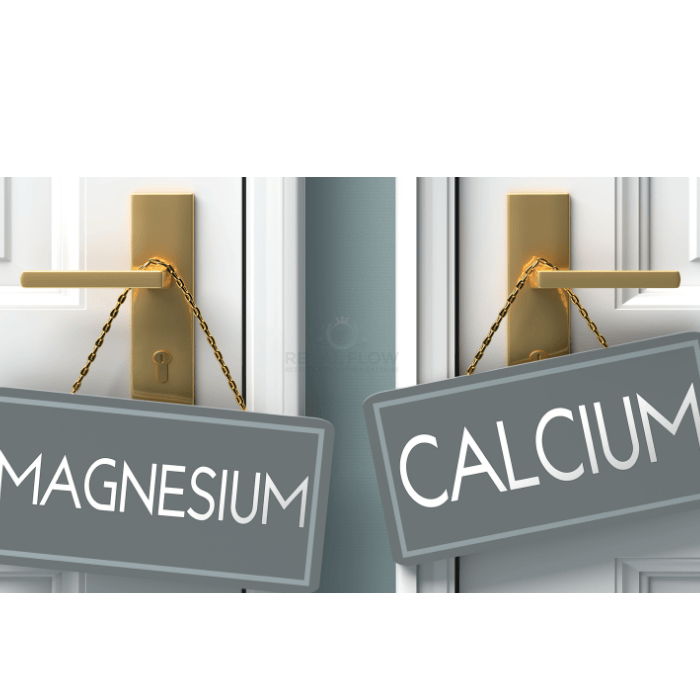 Magnesium and calcium signs on door handles