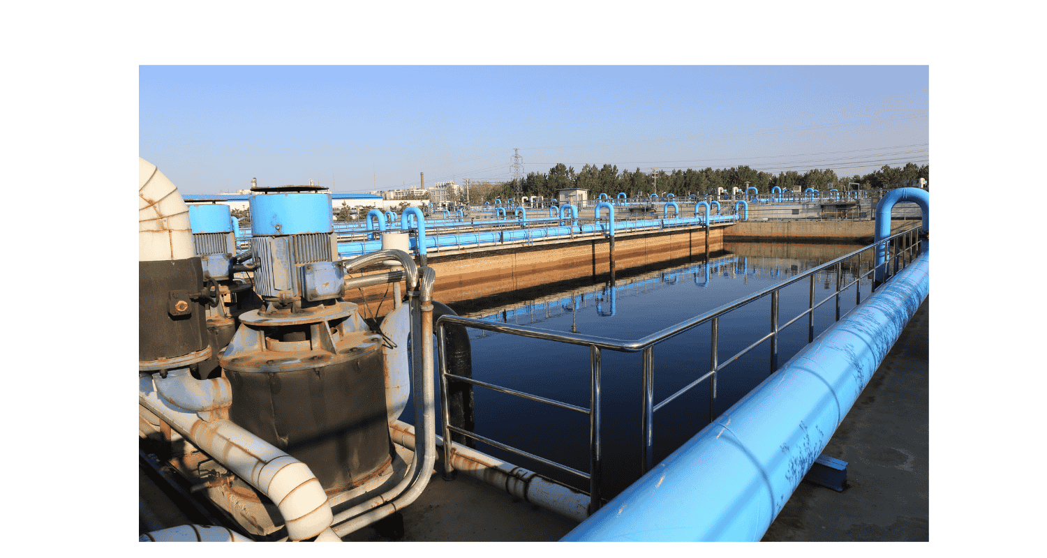 A waste water treatment plant