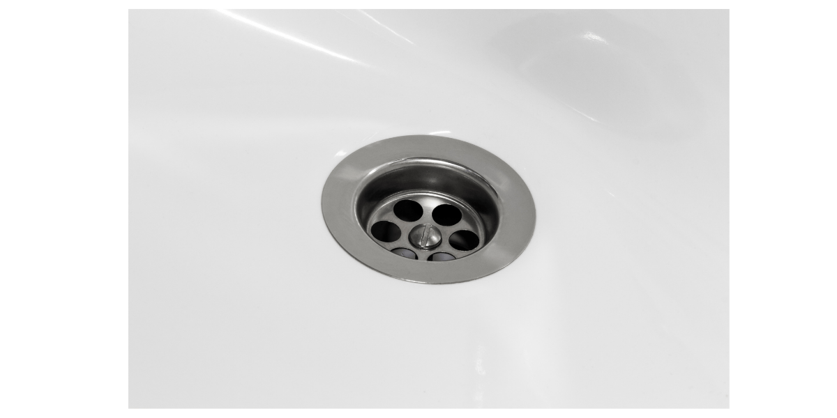 A sink plughole