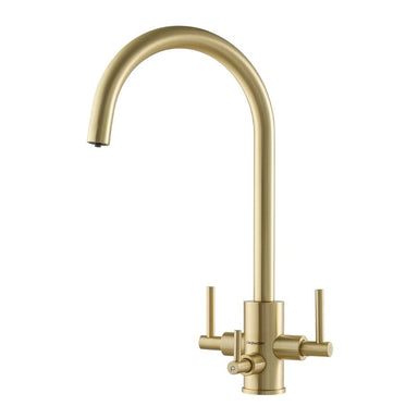 clearwater stella filter tap in brushed brass