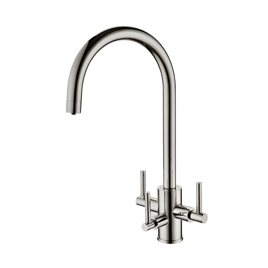 clearwater stella triple lever in brushed nickel