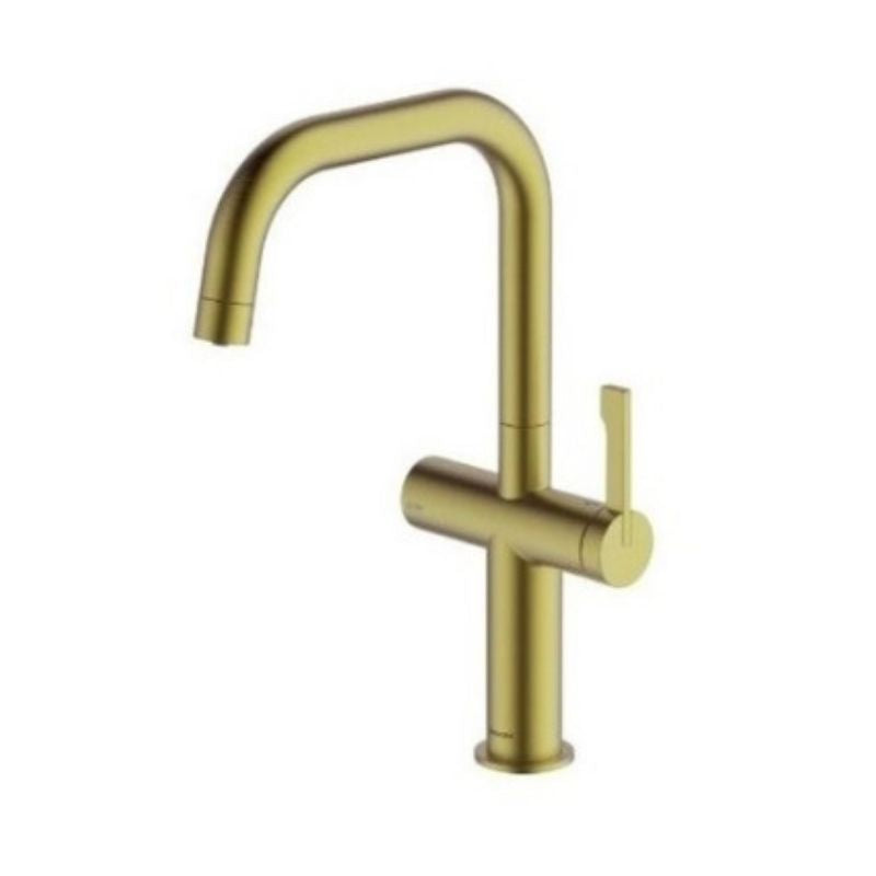 clearwater kitchen filter tap brushed brass main view