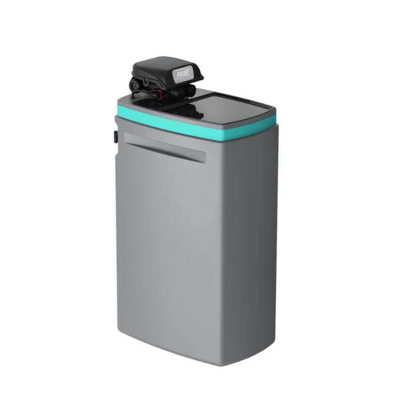 ecosoft water softener in grey and green
