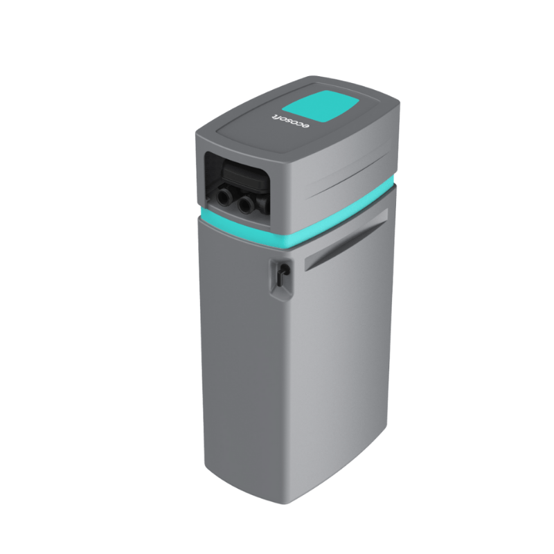 eco soft water softener rear view
