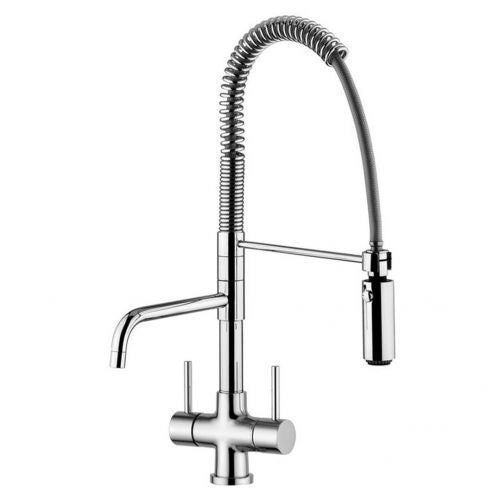 Osmio three way tap with Spray hose