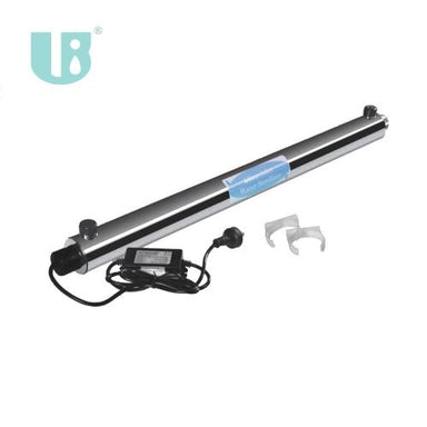 A UV light steriliser with installation equipment