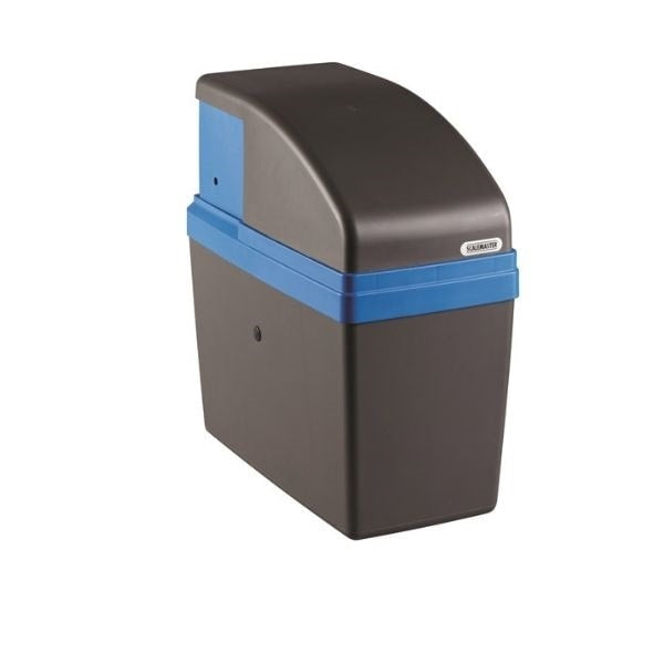 scalemaster water softener in blue and black