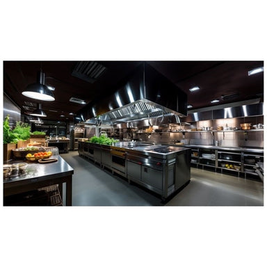 a commercial kitchen completely free of limescale