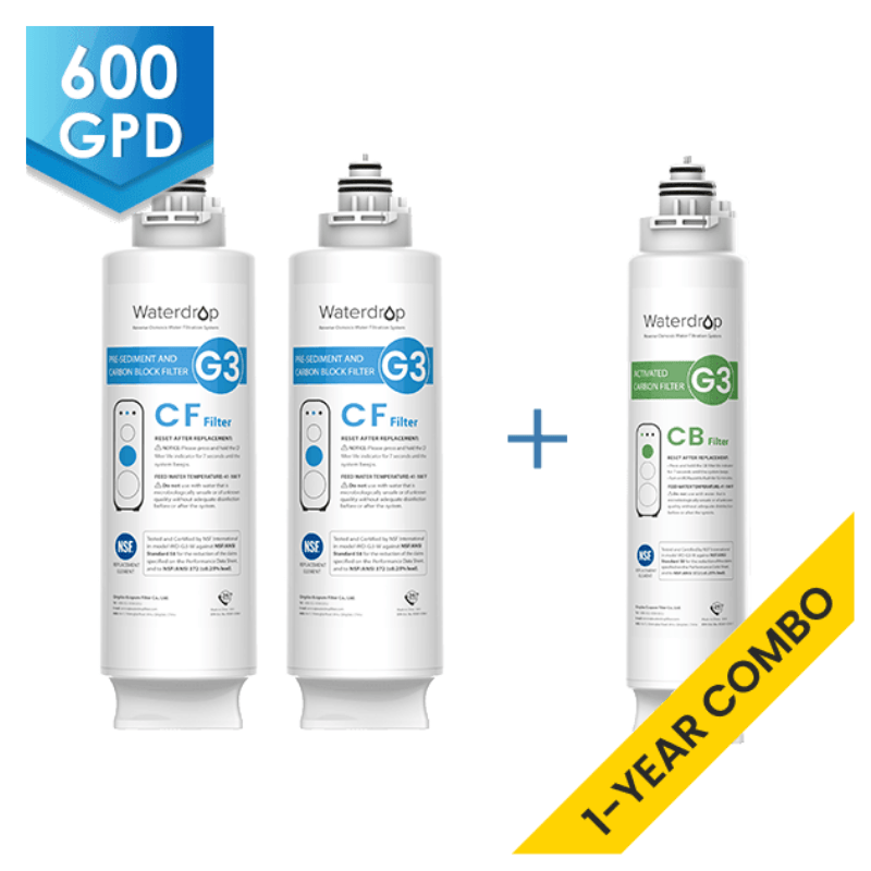 Waterdrop G3P600 Annual Filter Replacements