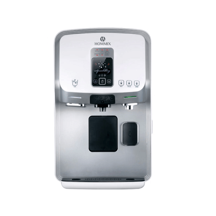 Silver countertop water dispenser