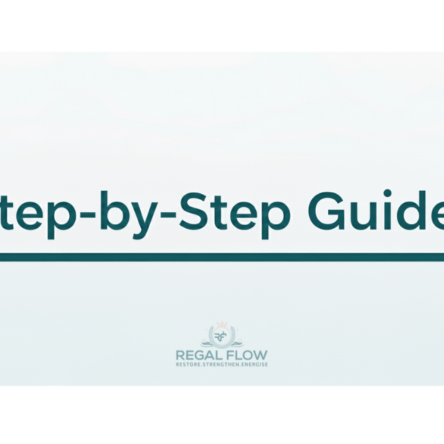 step by step guide with regal flow logo