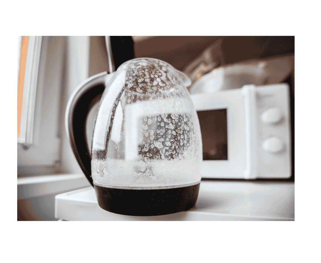 A Kettle with Limescale in it
