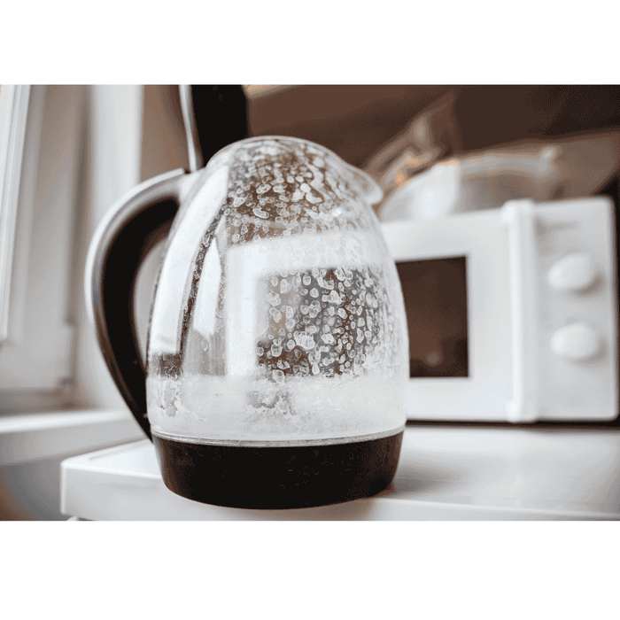 A Kettle with Limescale in it