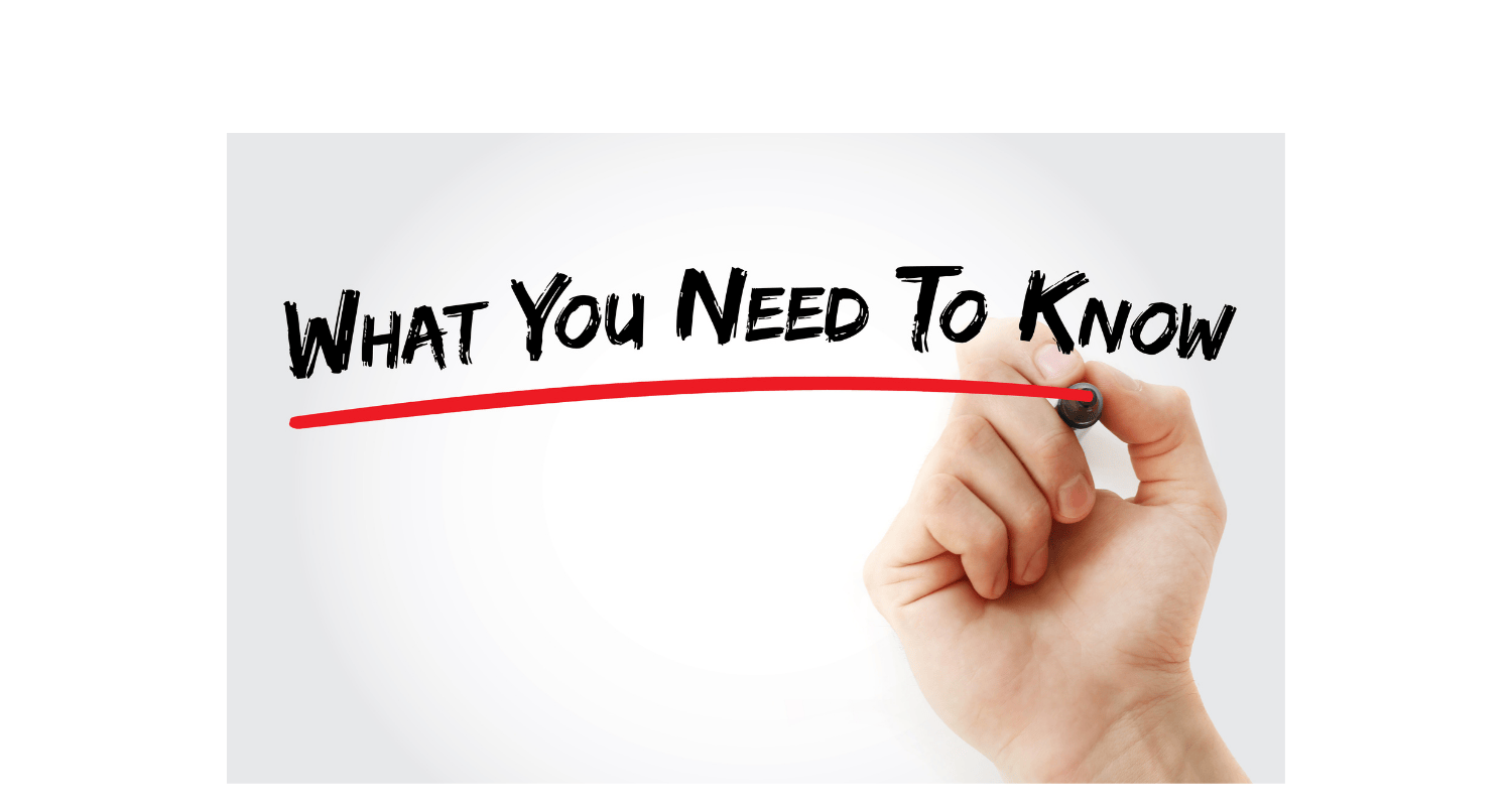 What you need to know being written 