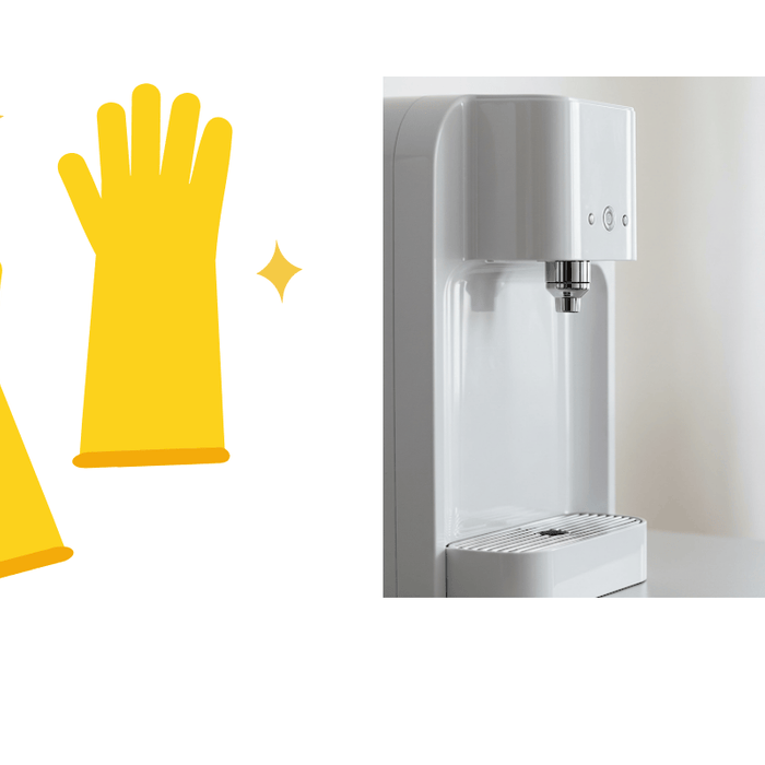 Kitchen gloves and countertop dispenser