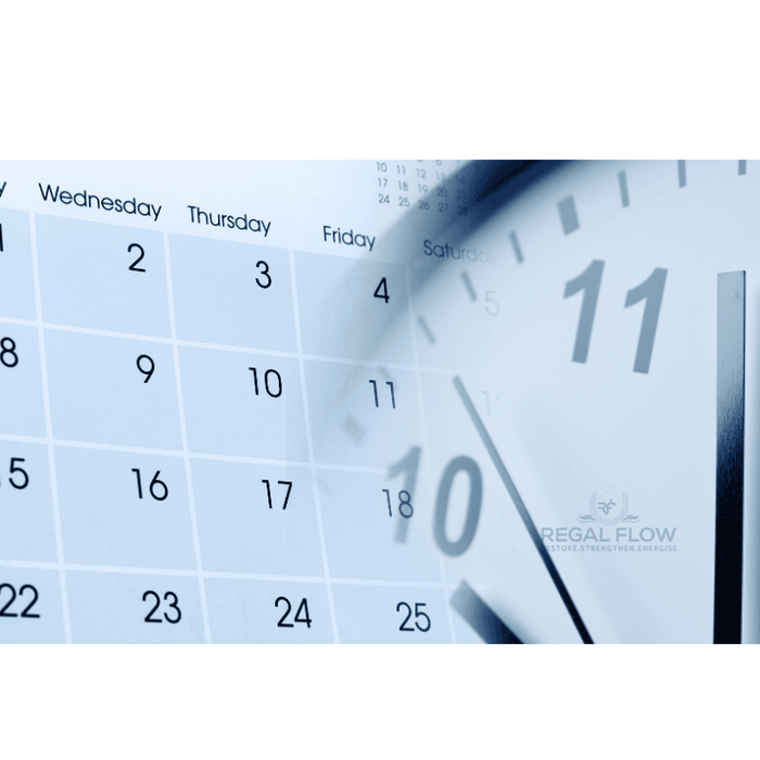 a calendar and clock 