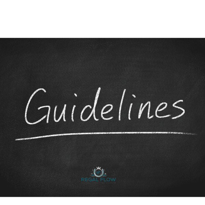 Guidelines with regal flow logo