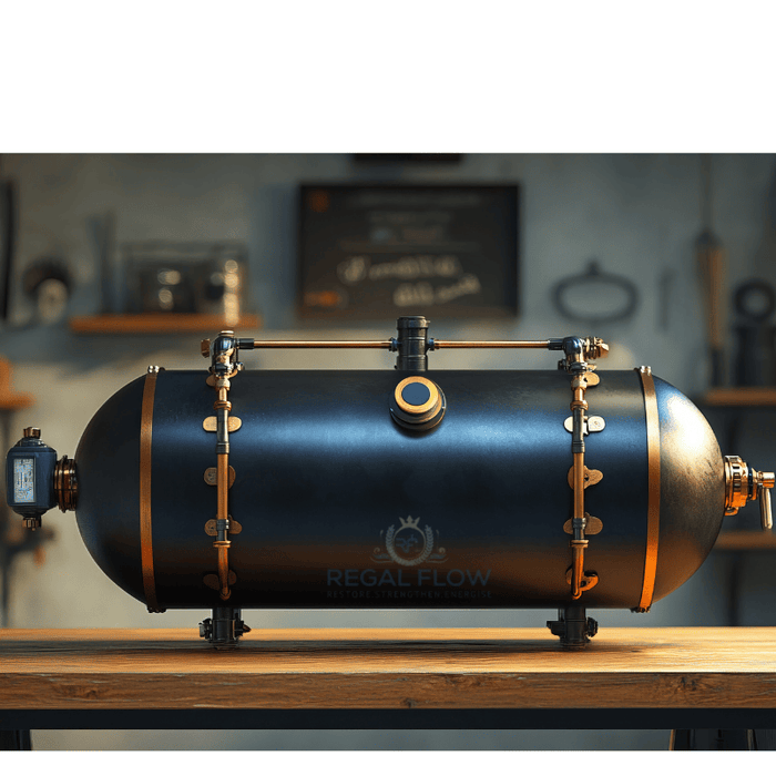Reverse Osmosis Pressure Vessel on wooden table
