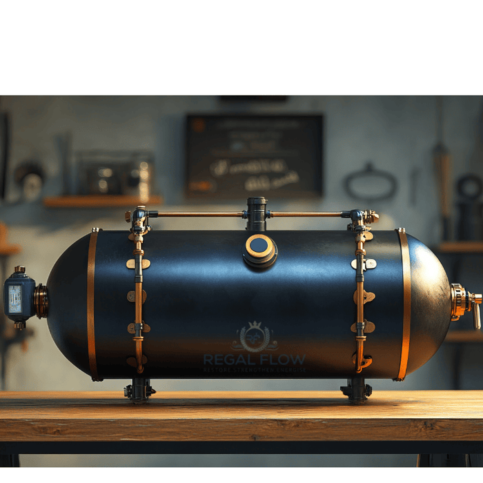 Reverse Osmosis Pressure Vessel on wooden table