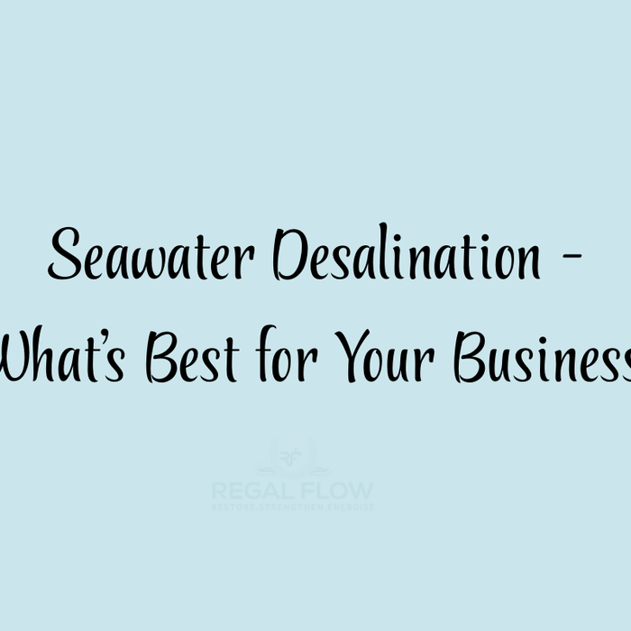 Seawater Desalination what's best for your business?