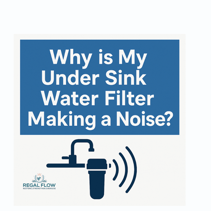 Why is my under sink making a noise with a picture of a tap and filter