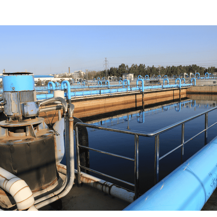 A waste water treatment plant