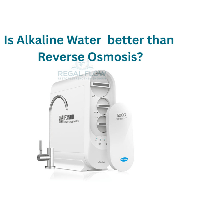 Under sink ro system with alkaline filter