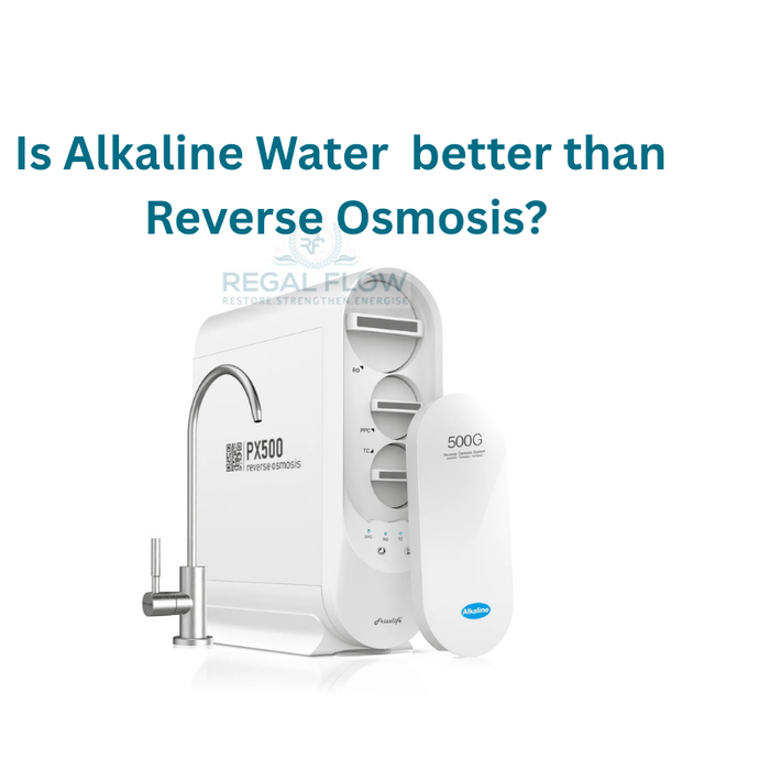Under sink ro system with alkaline filter