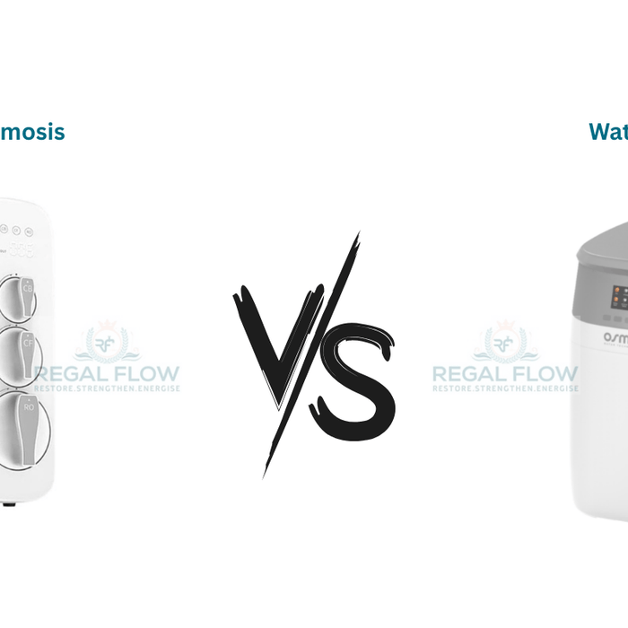 Under sink RO System and Water Softener