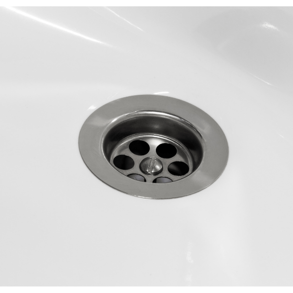 A sink plughole