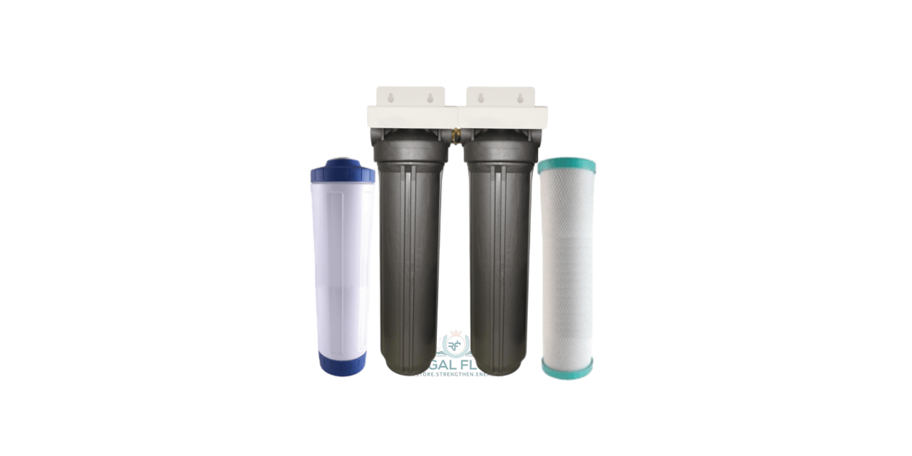 whole house filter system with regal flow logo