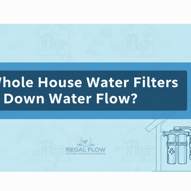 do whole house water filters so water flow with regal flow logo