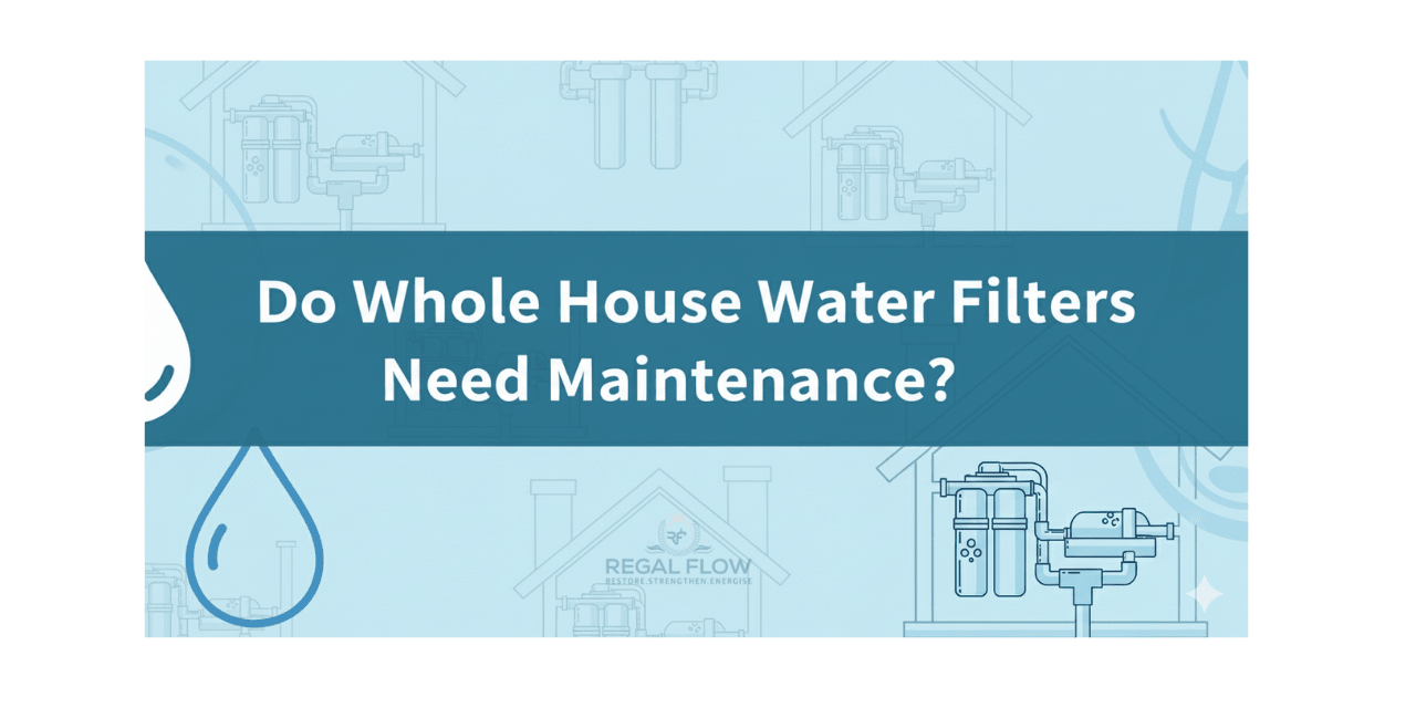 do whole house water filters need maintenance with regal flow logo