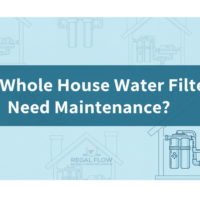 do whole house water filters need maintenance with regal flow logo