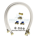 Water softener installation kit 15mm hoses