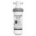 Acquapuro carbon media filter with white and gray design on a white background
