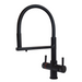 4in1 Black faucet on a white background
