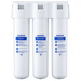 Three white Aquaphor water filter cartridges labeled K3, K2, and K7, shown side by side against a plain white background.