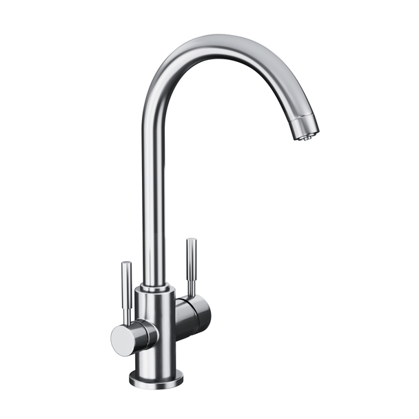 AQUAPHOR C125 chrome kitchen mixer tap