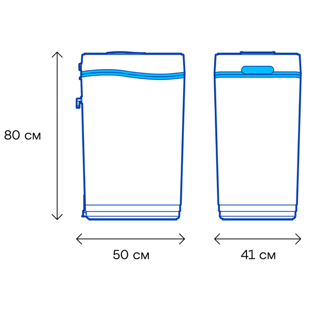 Aquaphor S1000 water softener dimensions