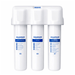 Three Aquaphor water filter cartridges on a white background