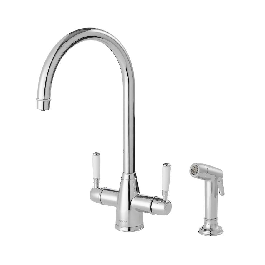 Clearwater Longdon 4-in-1 instant boiling tap with pull-out rinse