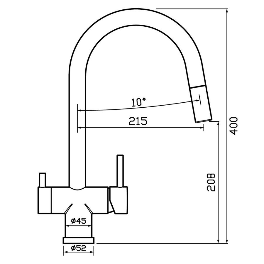 Clearwater Toledo Brushed Nickel