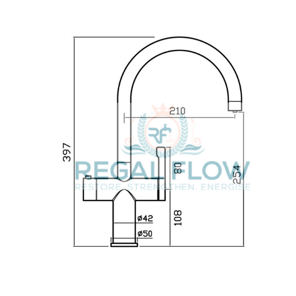 Clearwater Magus 3n1 Kettle Tap Brushed Copper