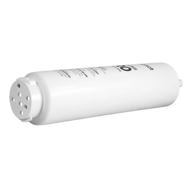 White RO filter on a white background