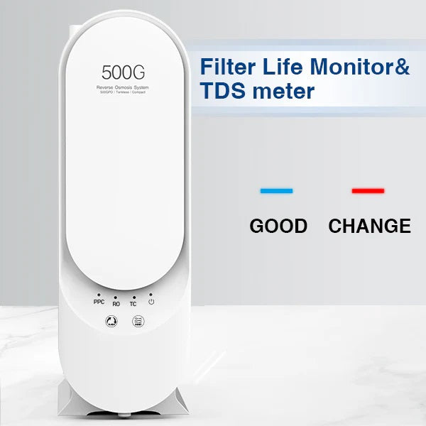 Frizzlife 500 GPD Tankless Reverse Osmosis Water System With Alkaline & Remineralisation