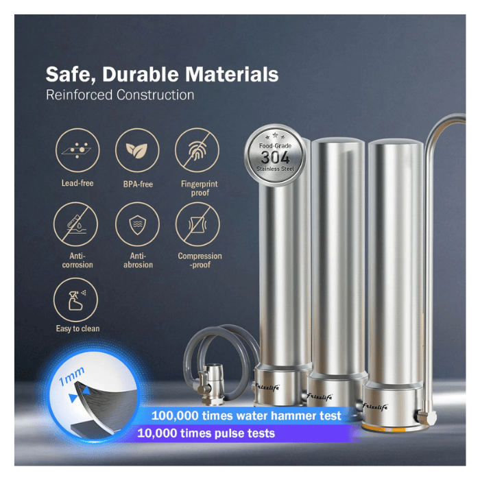 Frizzlife TS99-S Countertop Water Filter System